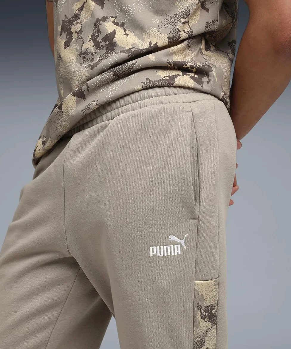 PUMA Ess Camo Sweatpants Fl Cl - Spodnie z dzianiny Mężczyźni