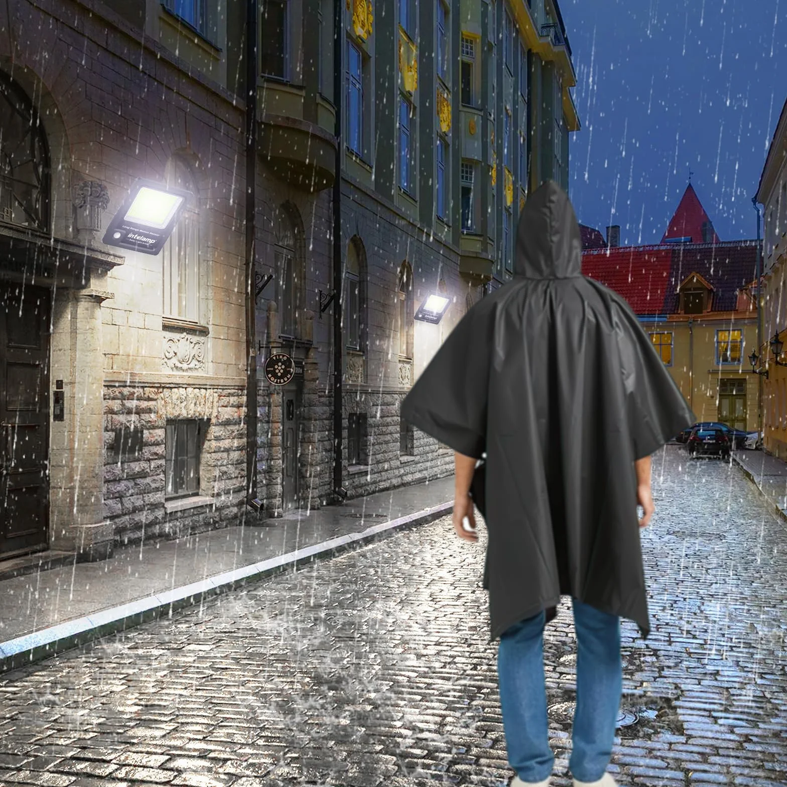 Poncza przeciwdeszczowe EVA dla dorosłych, przenośny płaszcz przeciwdeszczowy wielokrotnego użytku, awaryjne płaszcze przeciwdeszczowe, wodoodporne ponczo z kapturem, dla mężczyzn i kobiet, awaryjne,