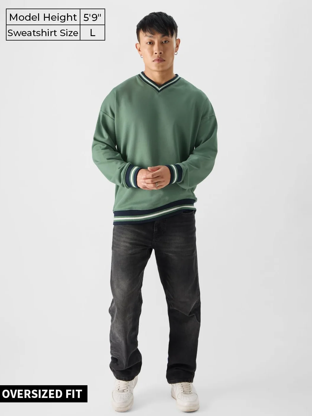The Souled Store TSS Varsity: BayMen Bluzy oversize zielone