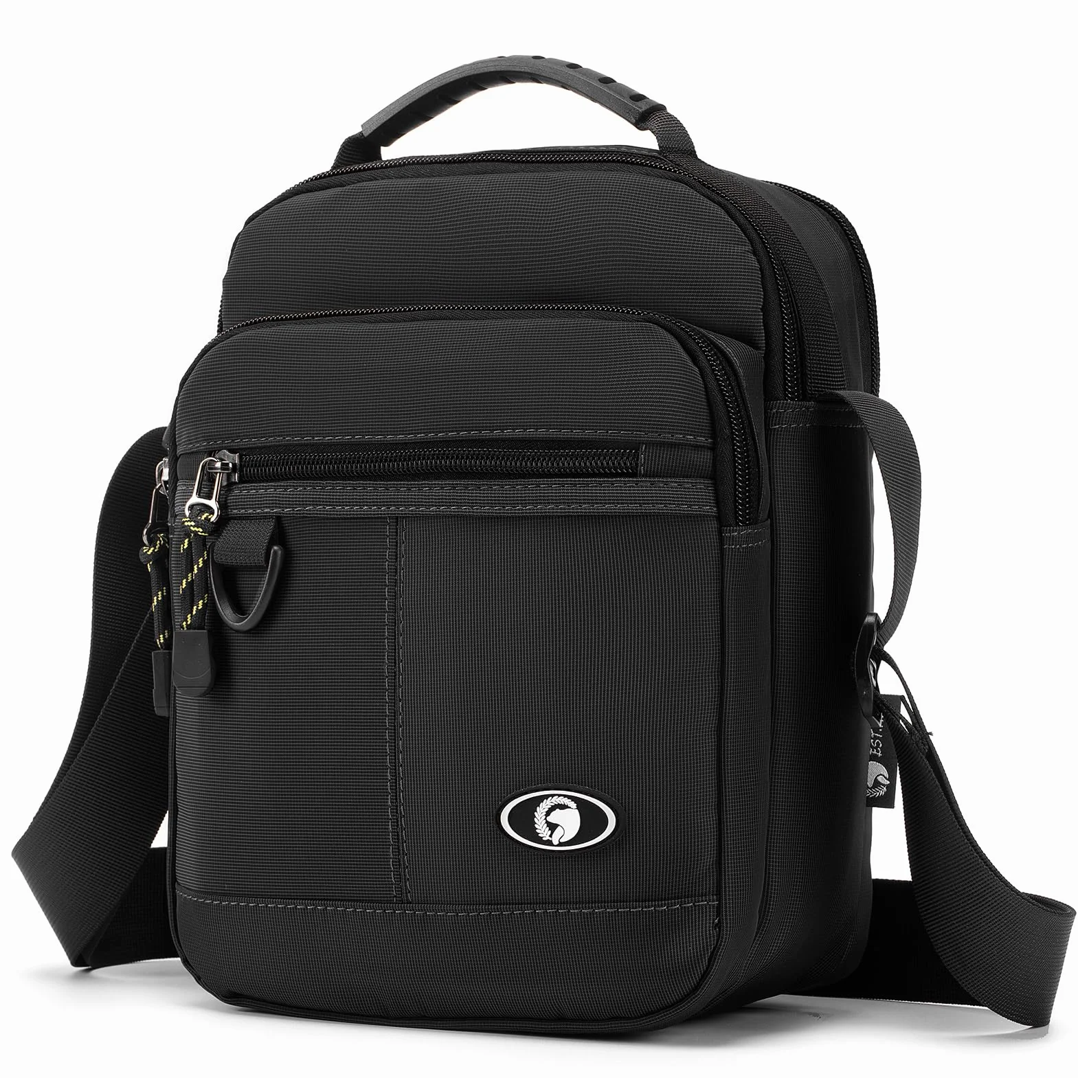 SPAHER Męska Torba na Ramię Lekka Biznesowa Męska Torba do Wieszania Wodoodporna Torba na Nadgarstek Typu Crossbody Torba na Ramię Męski do IPada na Zewnątrz Codziennego