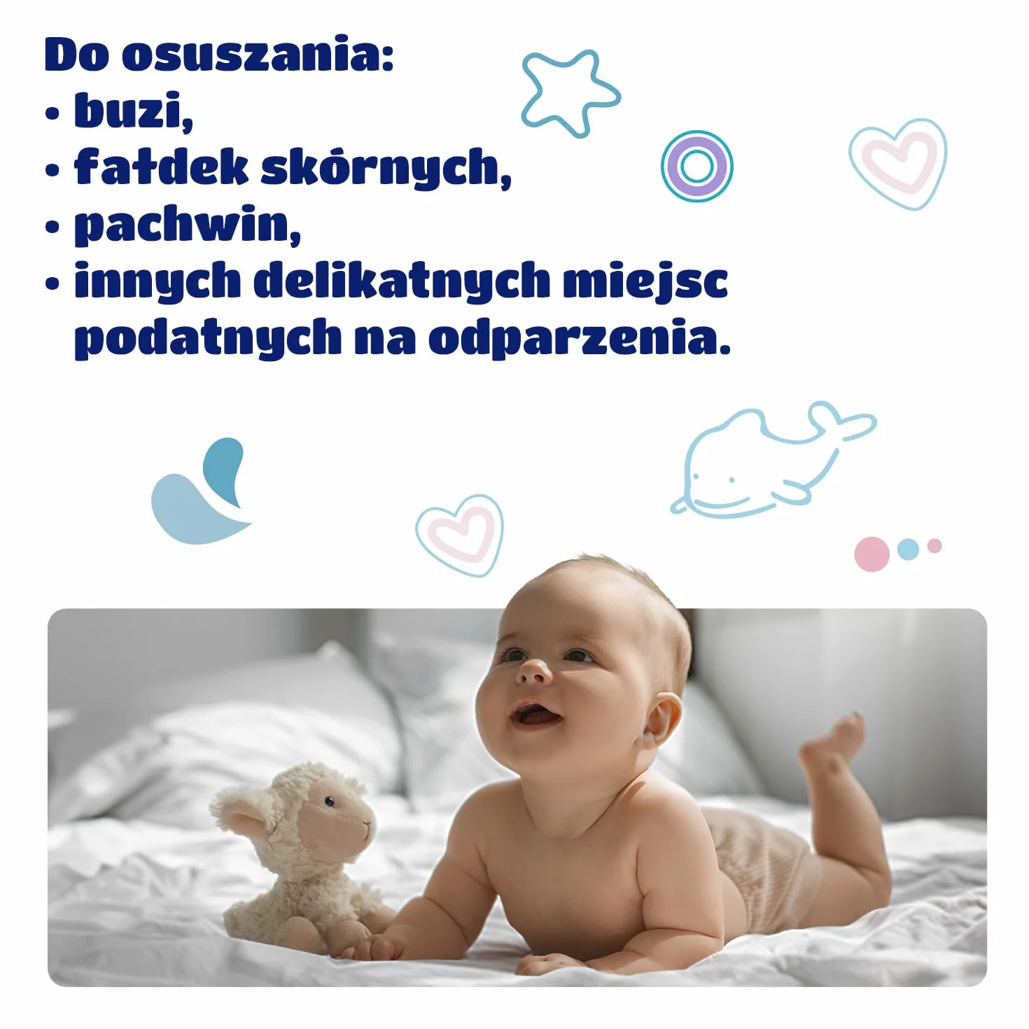 Kindii Pure&Dry Suche Chusteczki dla niemowląt - Baby Essentials - Jednorazowy ręcznik do twarzy - Chusteczki dla niemowląt luzem - Akcesoria dla niemowląt - Wielofunkcyjne - 100% bawełna - 20 x 20 cm