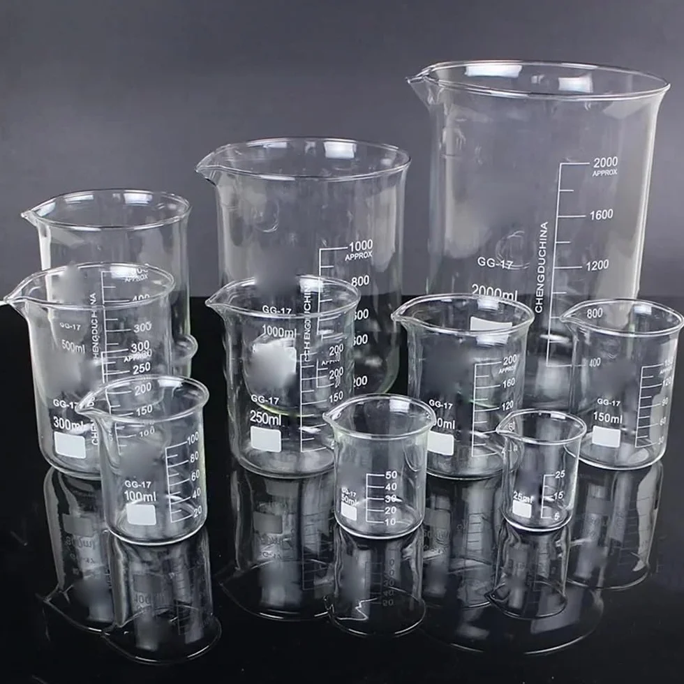 Szkło laboratoryjne zlewka szklana 300 ml do laboratorium