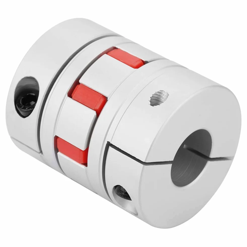 Flexible Spider Wellenkupplung Aluminiumlegierung Backenwellenkupplung CNC Schrittmotor Koppler Stecker 22 × 22mm