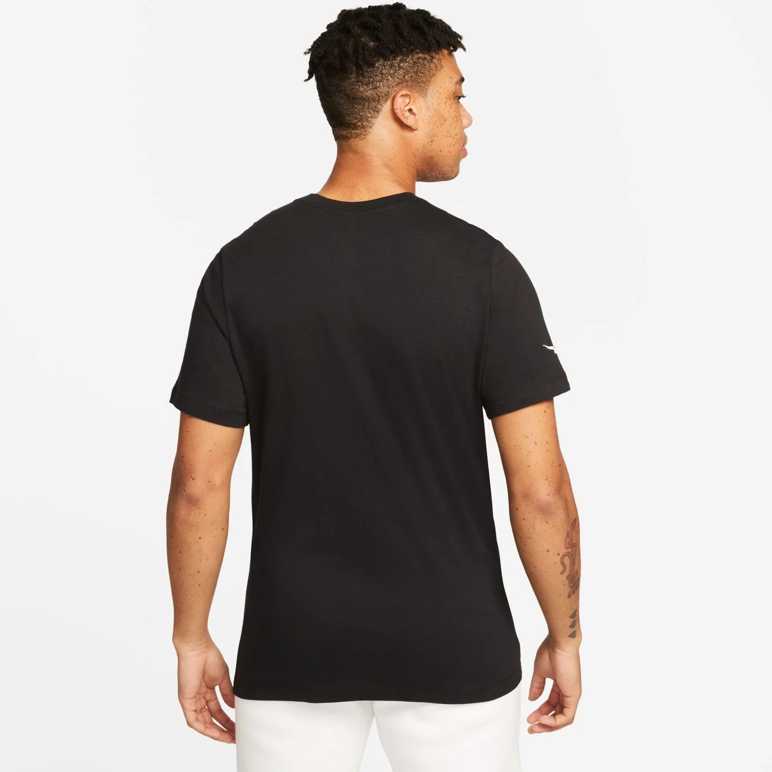 Nike Mężczyźni Team Club 20 Tee CZ0881-010 T-Shirt, Czarny/Biały, XL