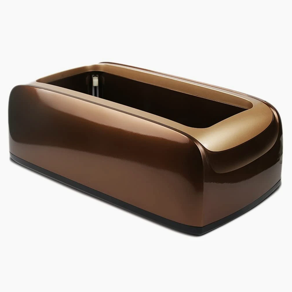 Ochraniacze na buty Dom Automatyczny Salon Biuro Jednorazowe Ochraniacze na buty Maszyna Ochraniacze na stopy Maszyna do folii do butów Pokrowce na buty Pudełko Oddychające (Color : Brown)