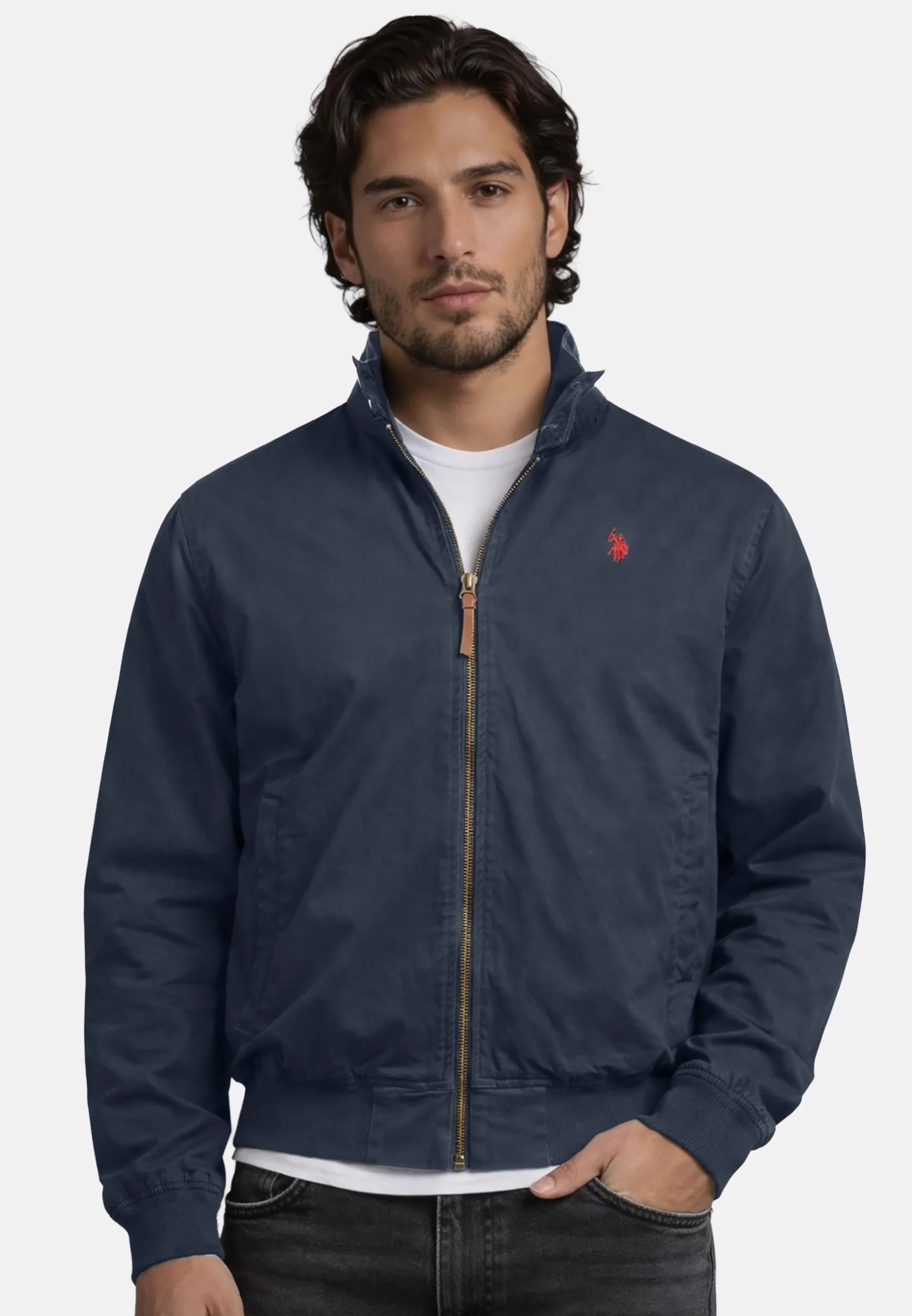 U.S. POLO ASSN. Kurtka męska (S-XXL) - bawełna, lekka, 3 kieszenie - P037