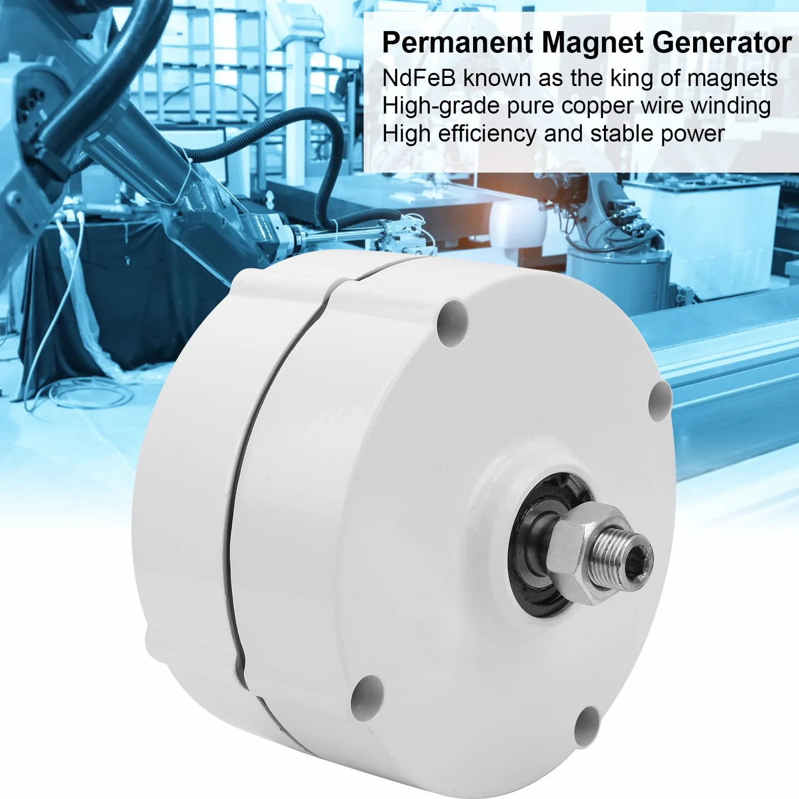 Avan-400 W Generator, generator z magnesami stałymi, elektryczny 3-fazowy alternator prądu zmiennego, materiały przemysłowe (bez prostownika 24 V)