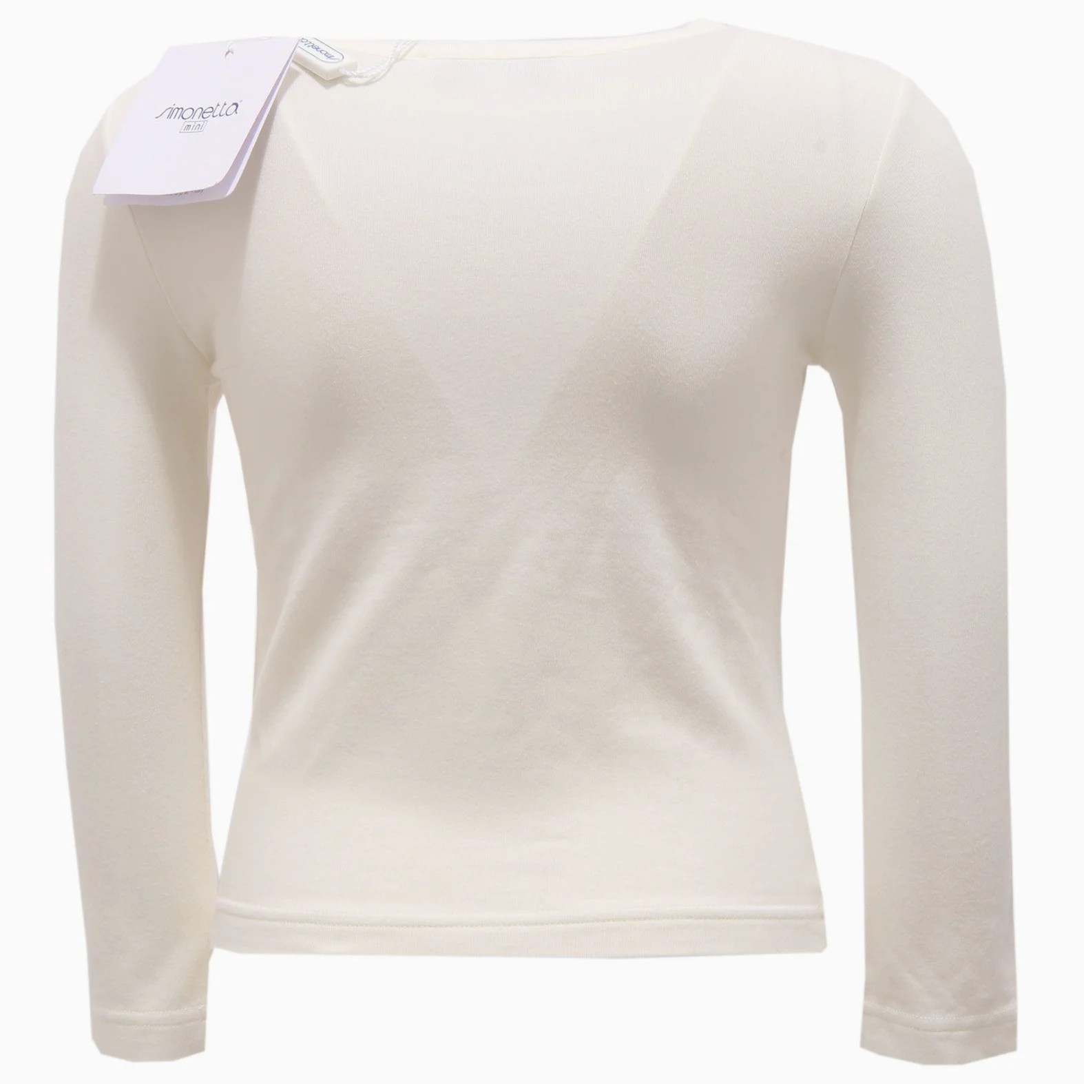 Simonetta 8053V koszulka dziecięca MINI cotton ivory t-shirt dla dzieci