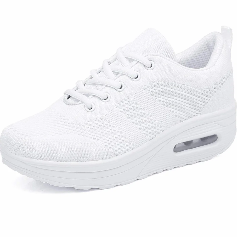 Sisttke Sneakersy damskie do aktywności na świeżym powietrzu, lekkie, oddychające, buty rekreacyjne, buty sportowe z siateczki, buty do biegania po uli