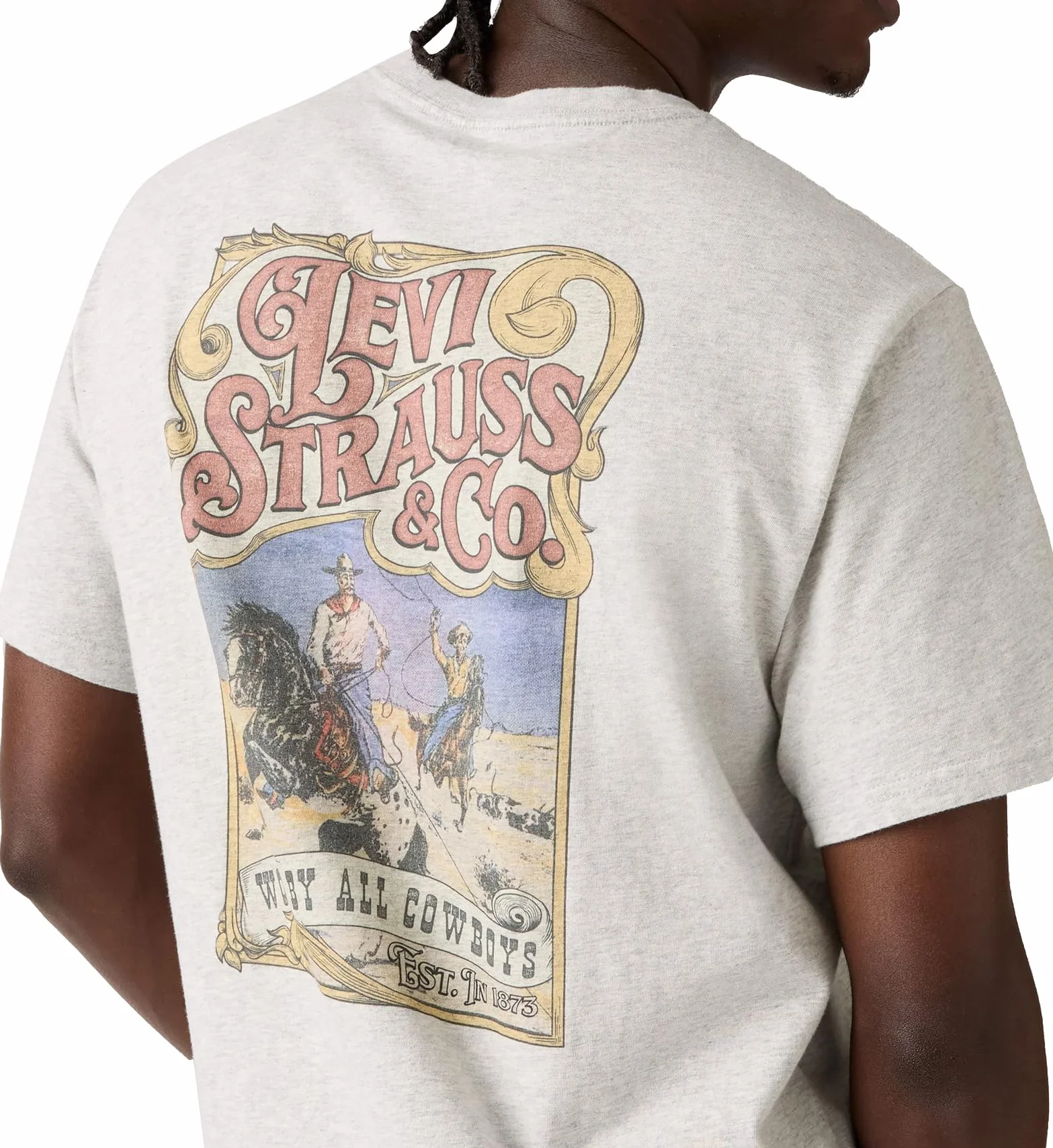 Ss Relaxed Fit Tee Worn by Cowboys Light, Tbd122, S