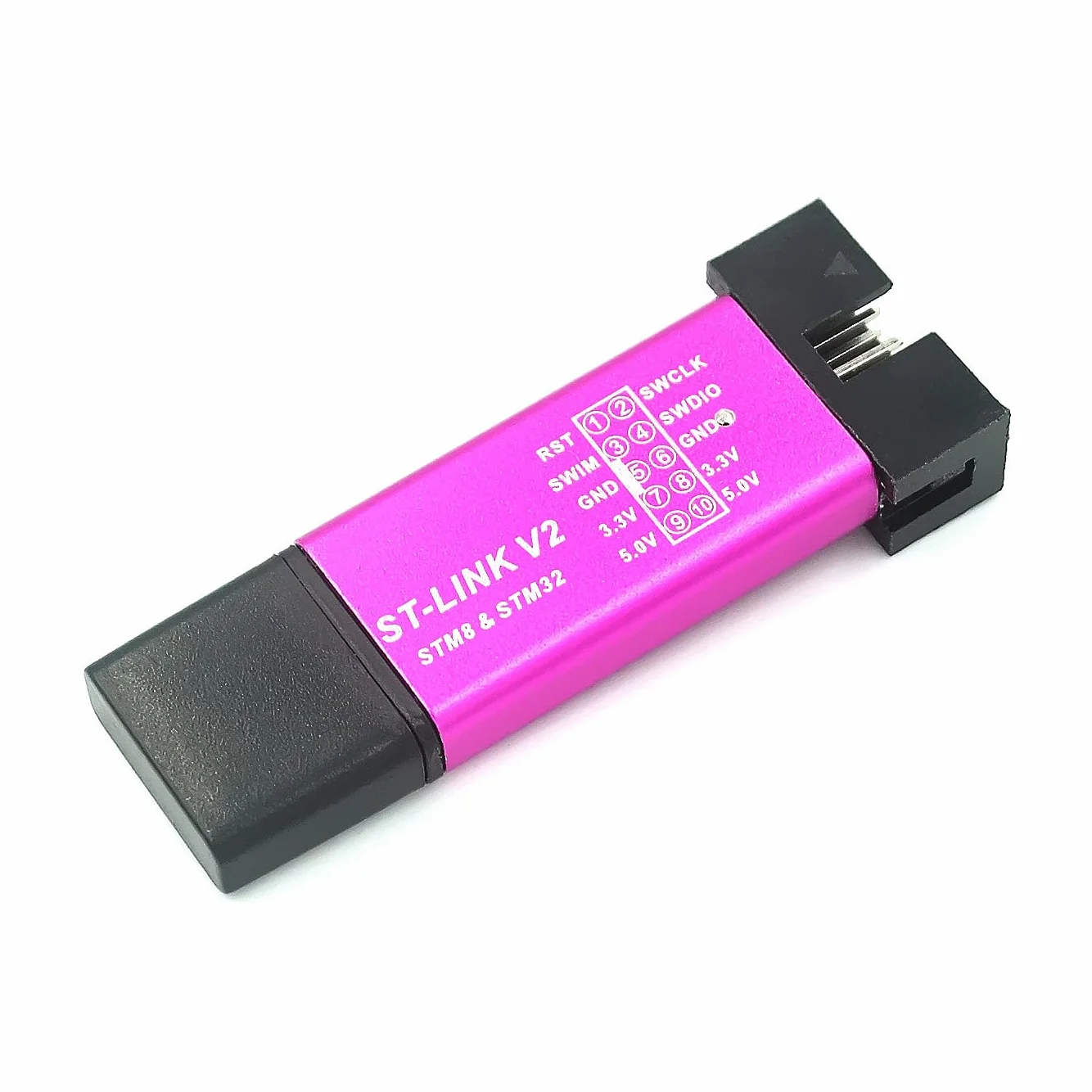 Link V2 Mini STM8 STM32 Simulator Pobierz Programowanie Programatora z OsłOną Cable (Losowy)
