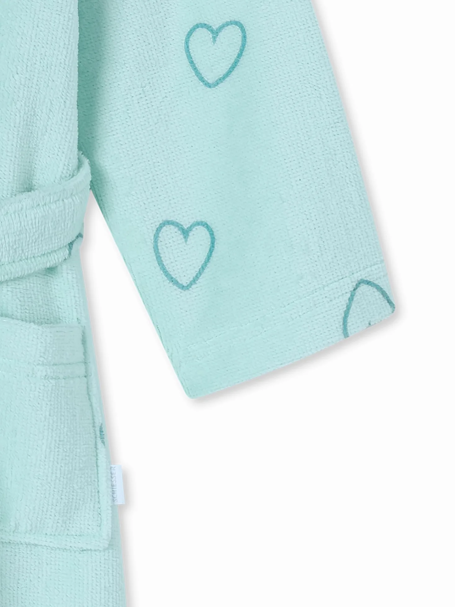 Schiesser Dziewczęcy szlafrok kąpielowy Aqua Kids Girl dla dzieci, szlafrok poranny dla dziewcząt, strój kąpielowy, frotte, płaszcz wellness, na plażę, basen
