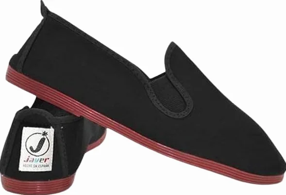 FunkyFashion Damskie Espadryle Płaskie Buty Czerwone