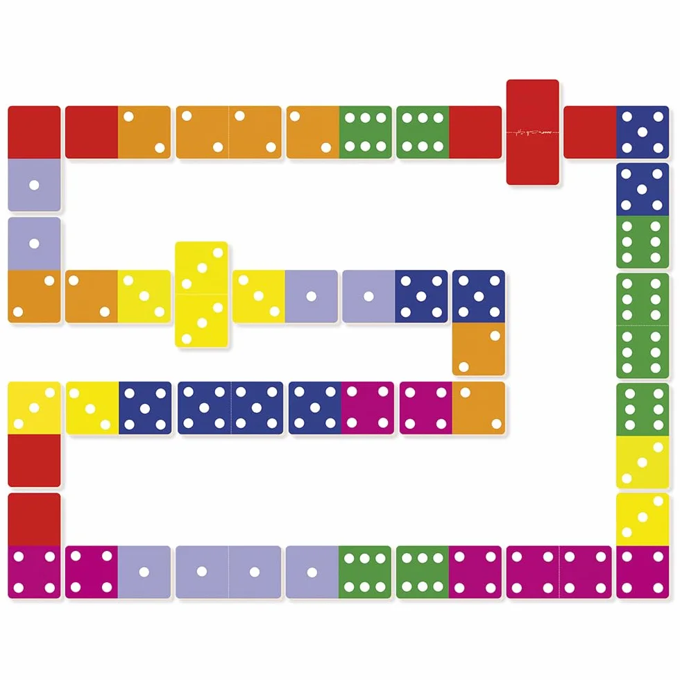 Janod - Jungle Dominoes Game - Childrens Board Game - FSC - Ages 3 and up - J02771