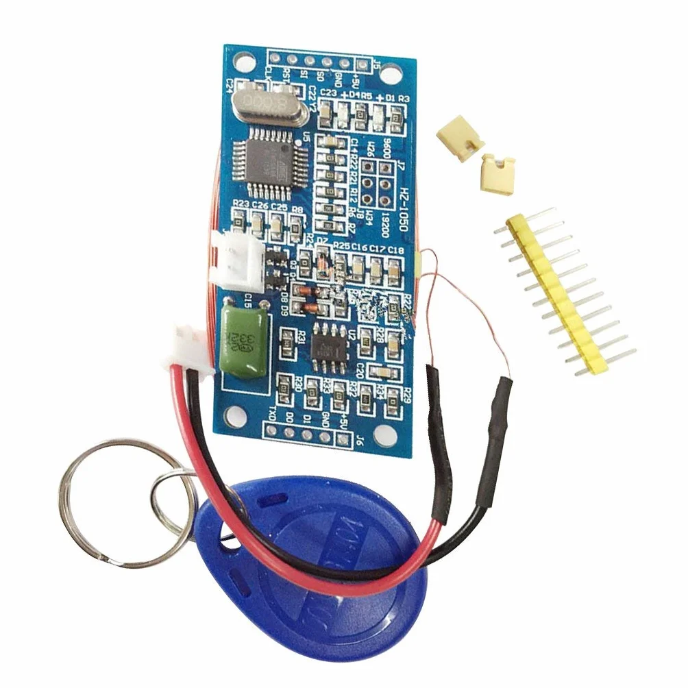 DollaTek HZ-1050 RFID 125 kHz EM4100 bezprzewodowy modu? czytnika kart ATMEGA8 czytnik identyfikatorów modu? RFID DC 5 V zestaw DIY