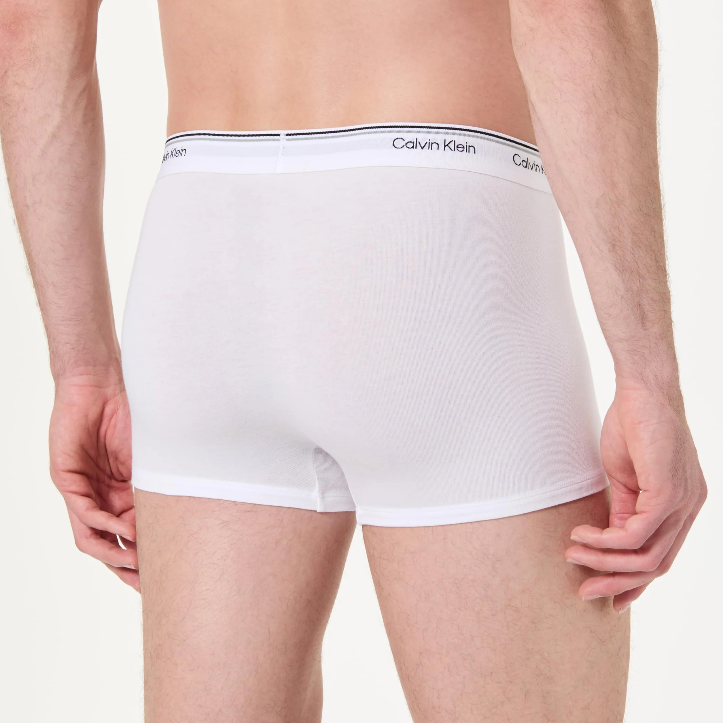 Calvin Klein Męski bagażnik 3 sztuki Biały