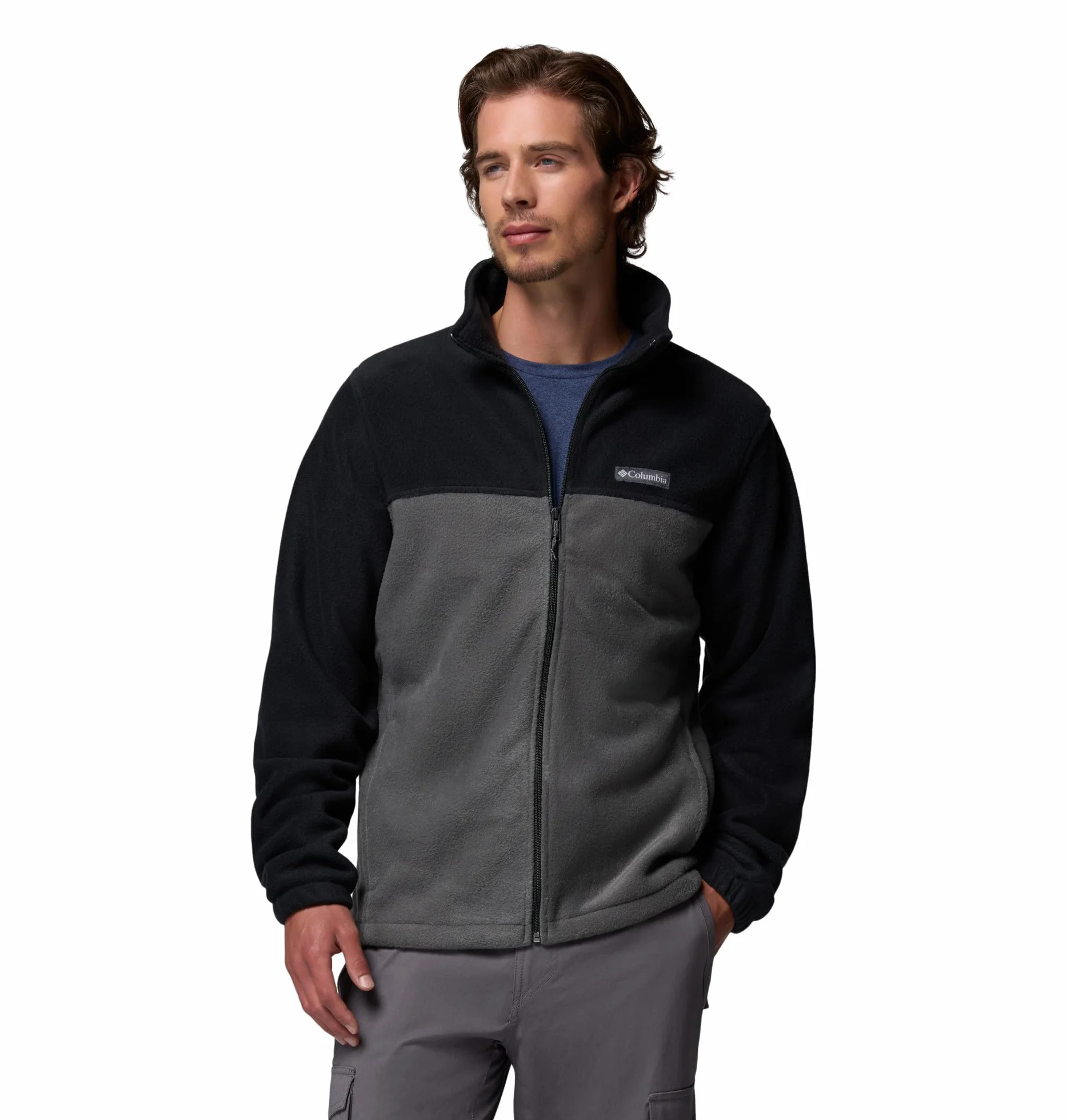 Columbia Steens Mountain Full Zip 2.0, Kurtka polarowa Mężczyźni, Black/Grill, M