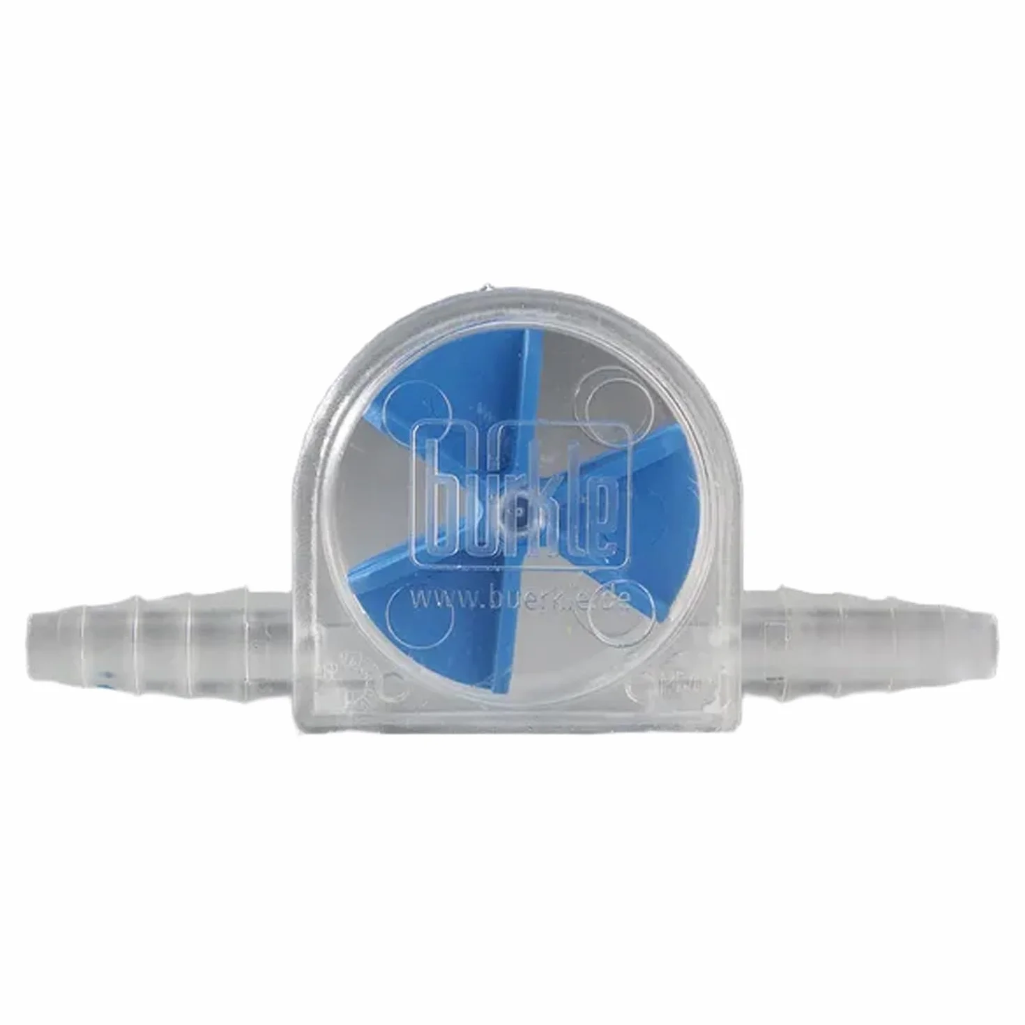 Bürkle SAN wskaźnik przepływu do węży wewnętrznych 6 mm-11 mm, przezroczysty