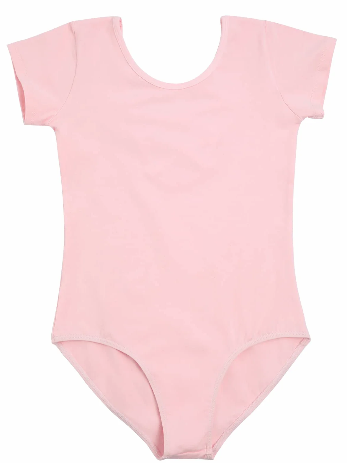 Balet Body Leotards Dziewczęce Bawełniane Krótki Rękaw Rozmiar 100-170