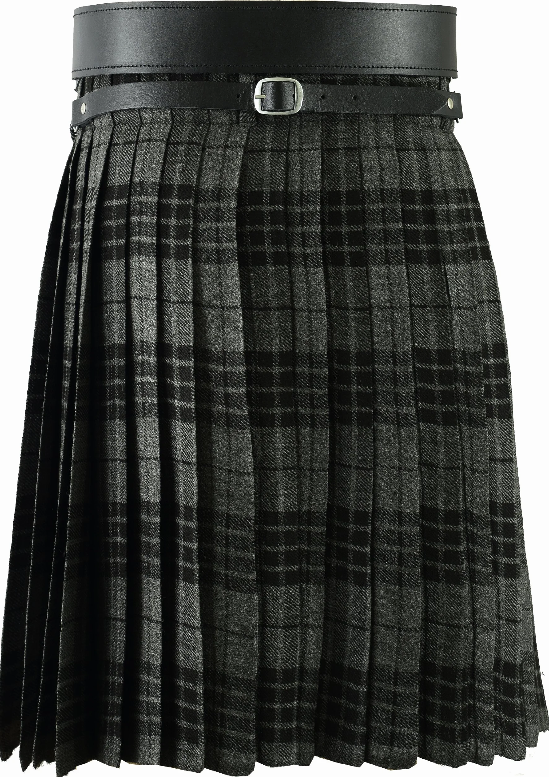Kilt Hamiltona Grey Tartan Tradycyjny Szkocki Krata Sukienka