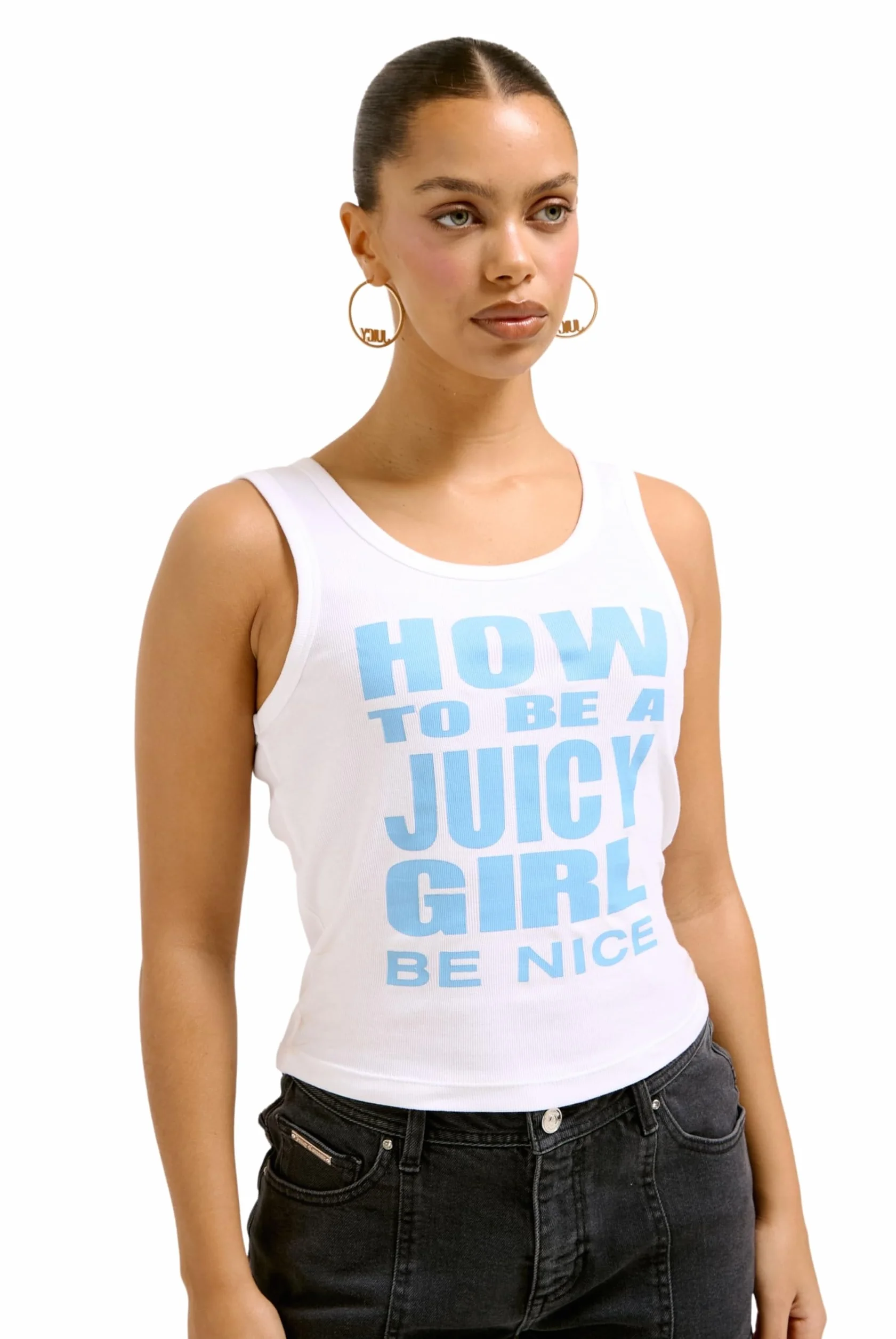 Juicy Couture Kamizelka How To Be A Juicy Girl Vest Figurbetonte Weste Mit Print Akzenten