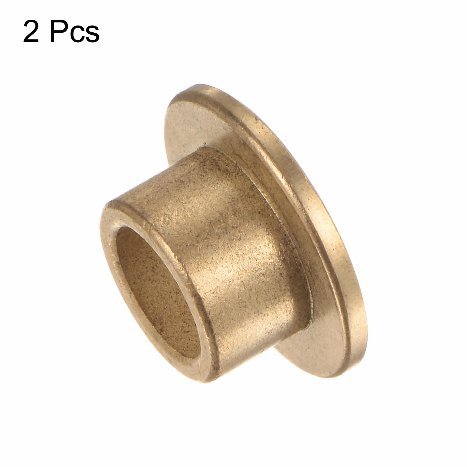 QUARKZMAN 2 szt. tuleja łożyska kołnierzowego 10 mm otwór 14 mm AD 10 mm długość 2 mm kołnierz grubość brązu tuleja samosmarujące tuleje ślizgowe tuleja do instalacji przemysłowych