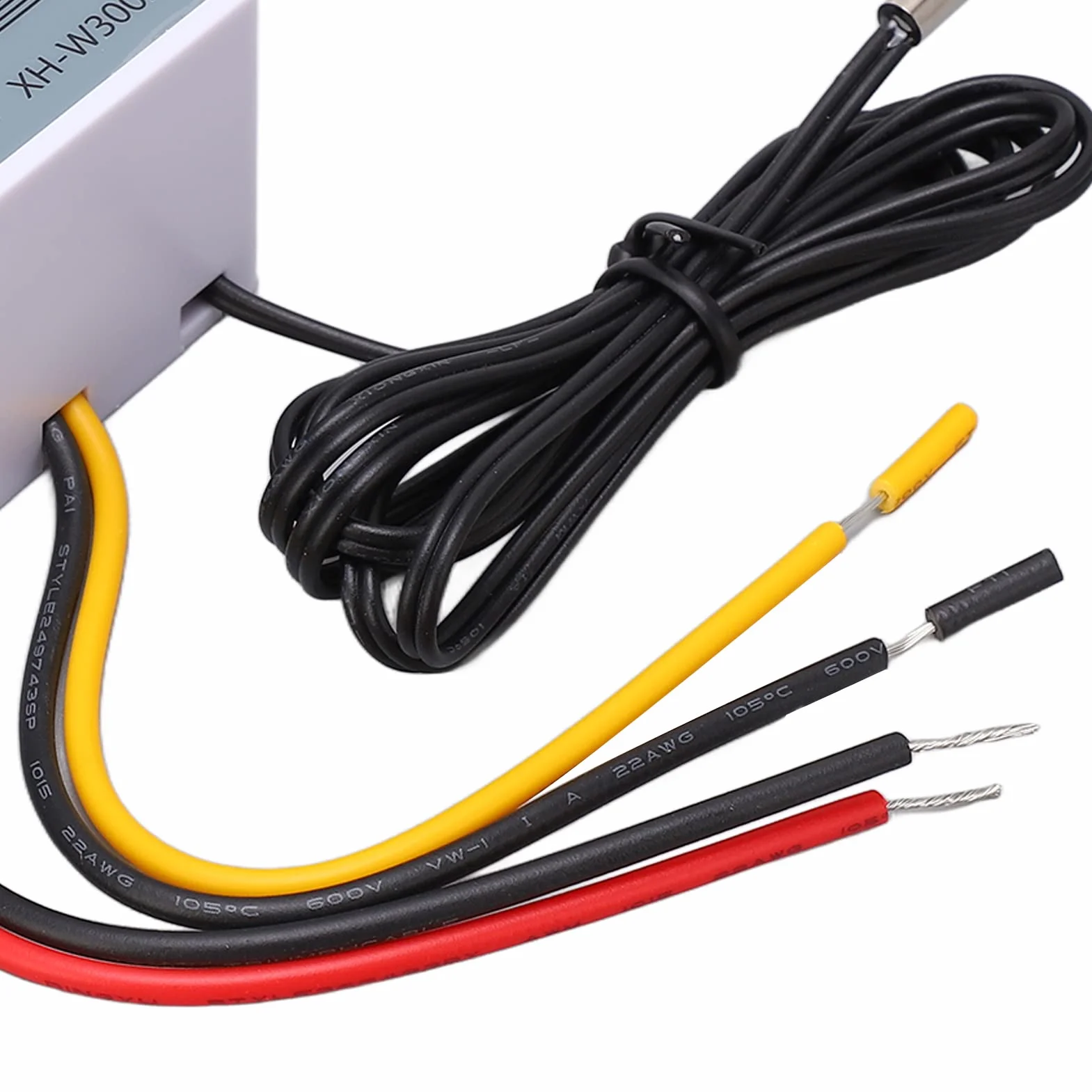Cyfrowy przełącznik termostatu, mikrokomputer, regulator temperatury, programowalny ogrzewanie, chłodzenie, elektroniczny termostat 10 A z wodoodporną sondą (110-220 V)