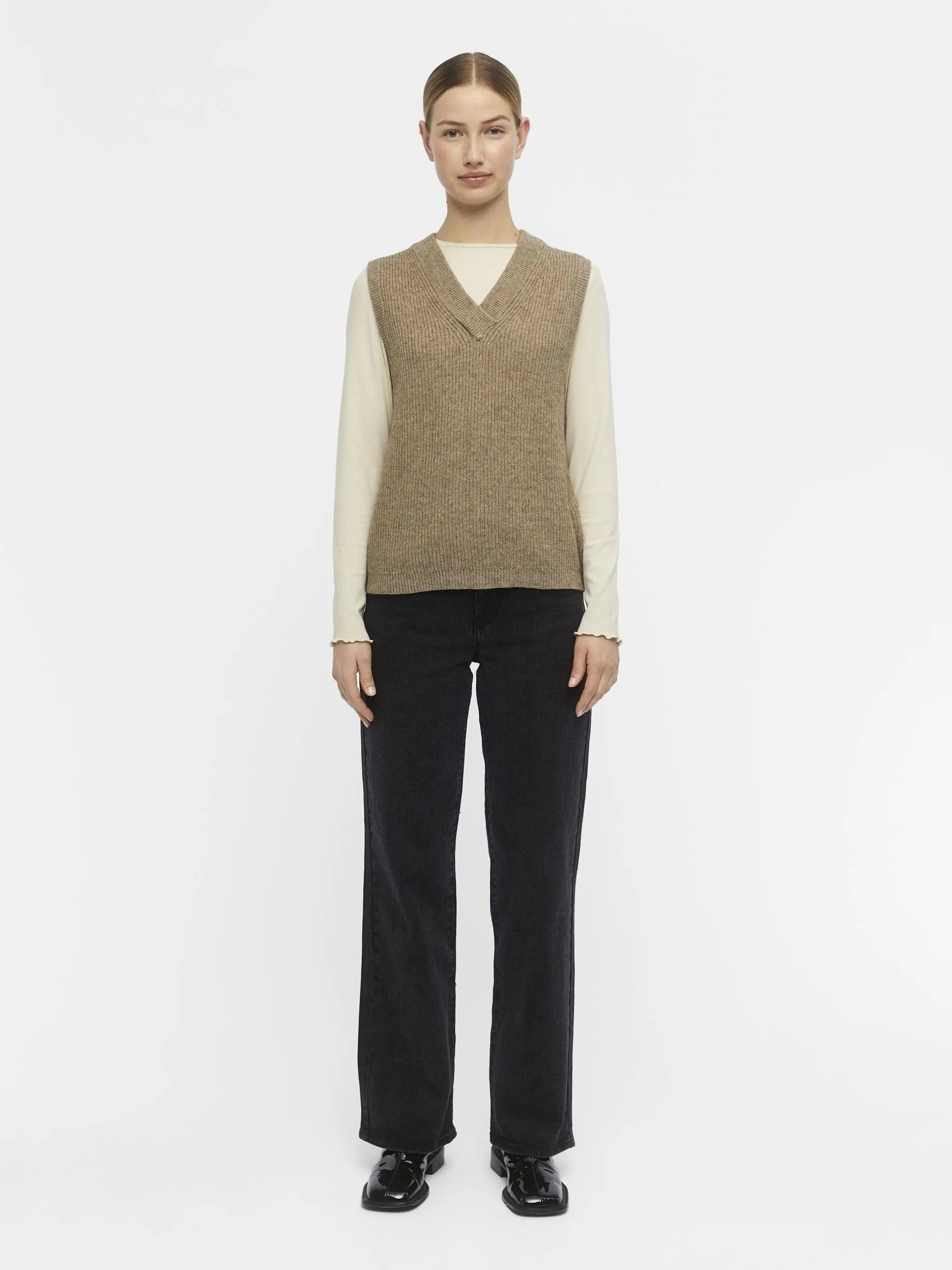 Objmalena Kamizelko Sweter Kobiety S/L Knit Waistcoat