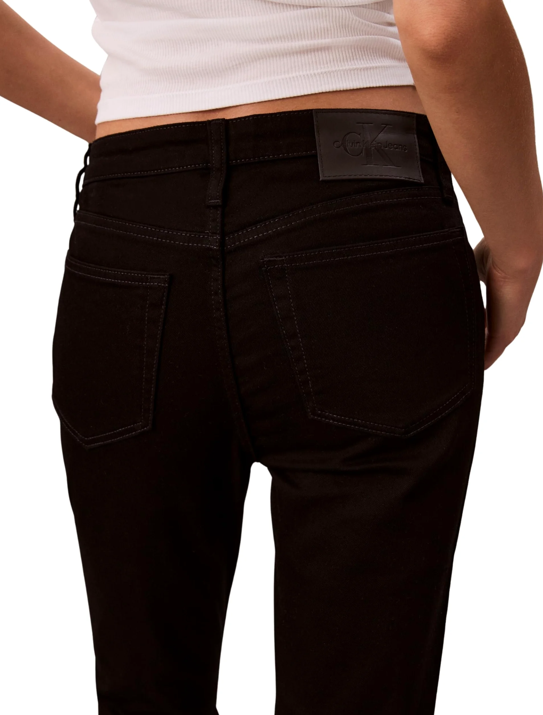 Calvin Klein Jeans Dżinsy damskie, Czarny (Ck Classic Black), 33W / 32L