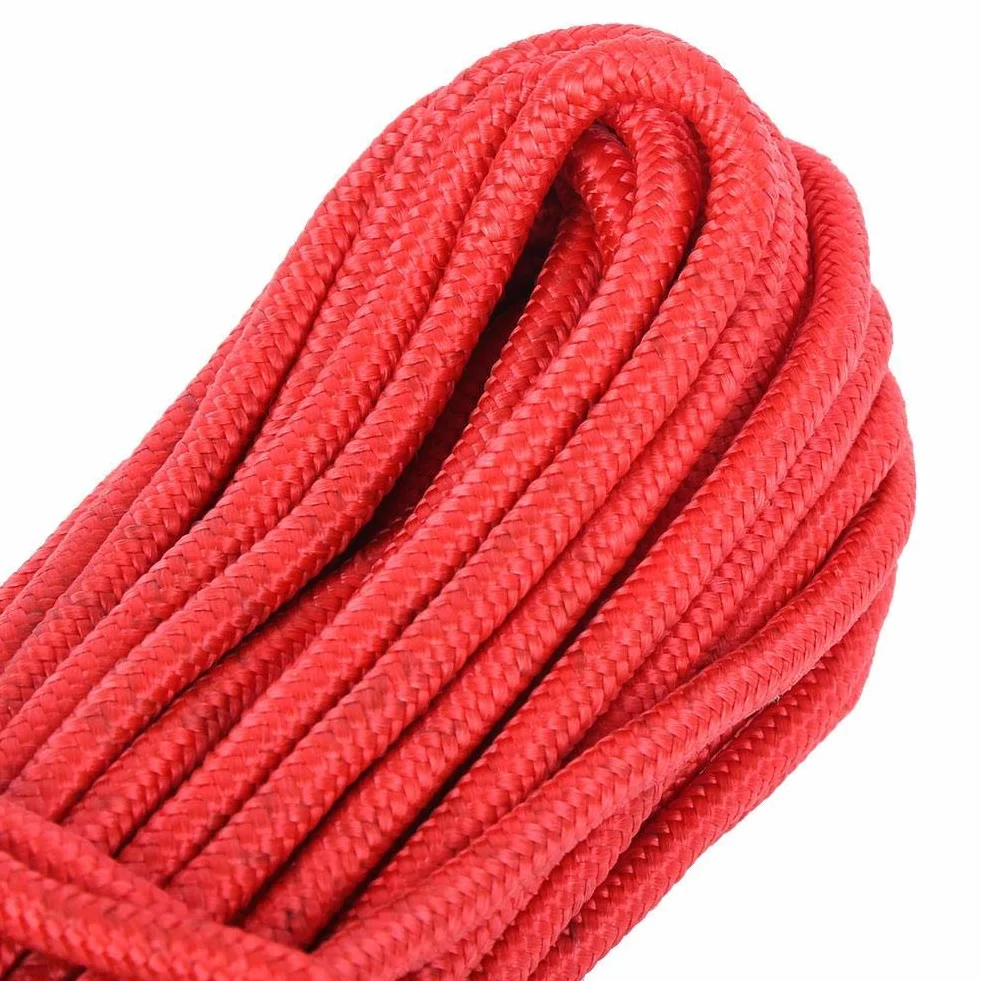 Nylonowa lina wędkarska 20 m, linka o wysokiej wytrzymałości, linka zabezpieczająca, wędkarska, silna siła ciągnąca, poszukiwanie skarbów, lina ratunkowa z karabińczykiem