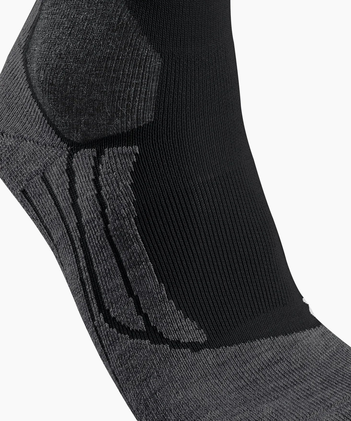 FALKE Kobiety Skarpety narciarskie SK2 Intermediate W Kh Wełna ciepłe grube 1 Para, Czarny Black 3008, 37-38