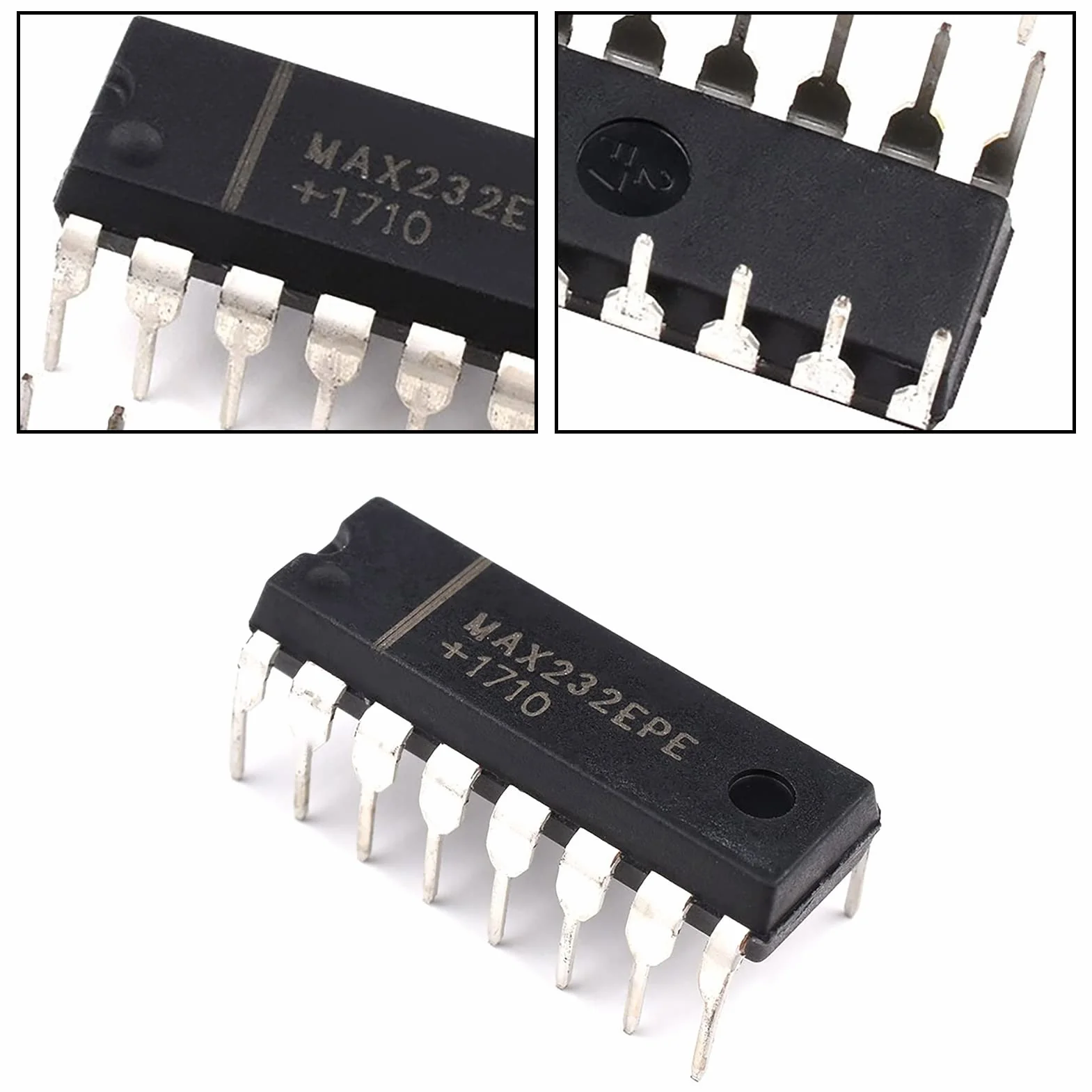 BuyWeek Zestaw chipsetów IC, 5 sztuk/partia MAX232 IC Chip oryginalny układ scalony chipset komponenty elektroniczne