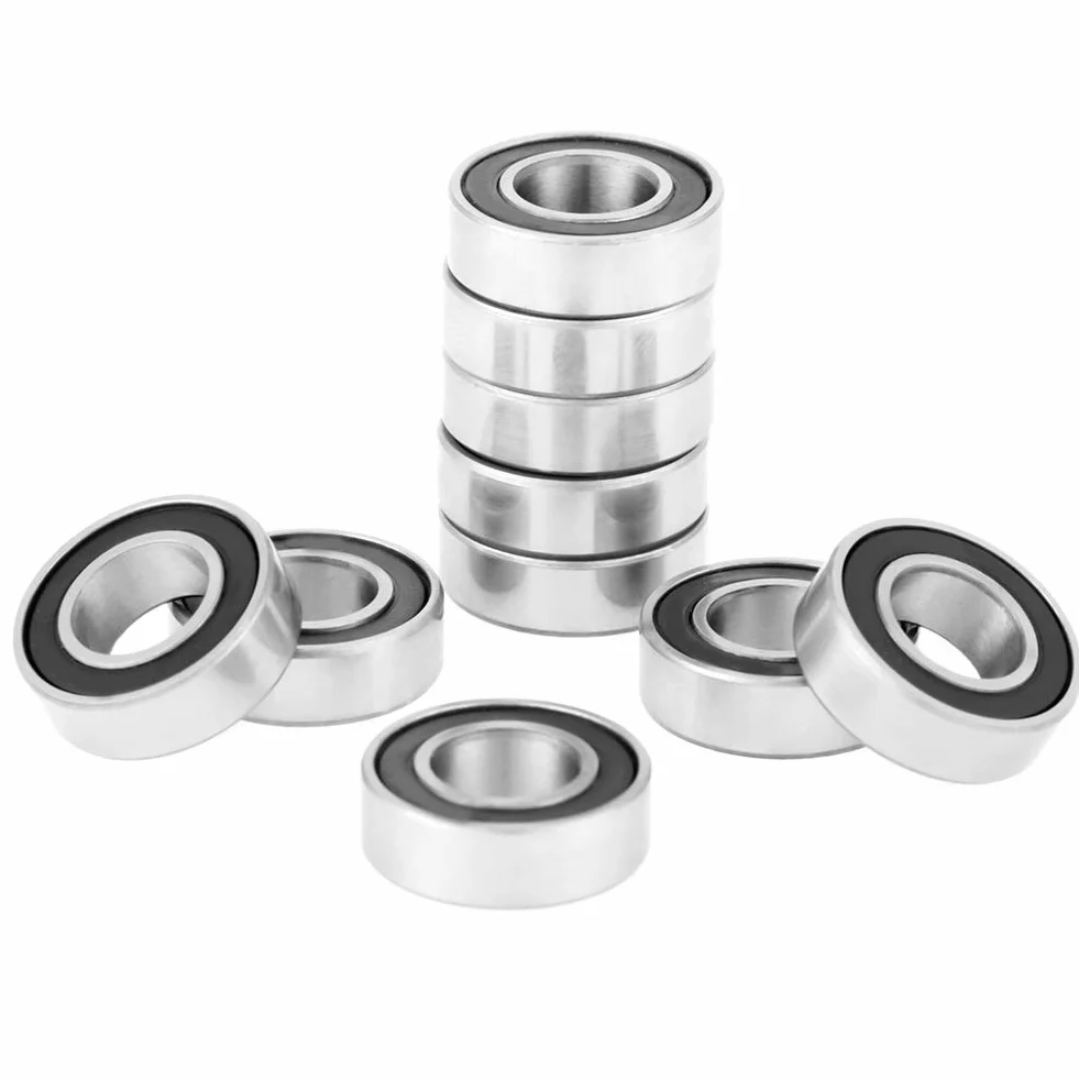 Aramox Łożyska kulkowe, 688 2rs gumowe łożyska kulkowe z głębokim rowkiem 8x16x5mm (10 szt RS i -2RS losowo)