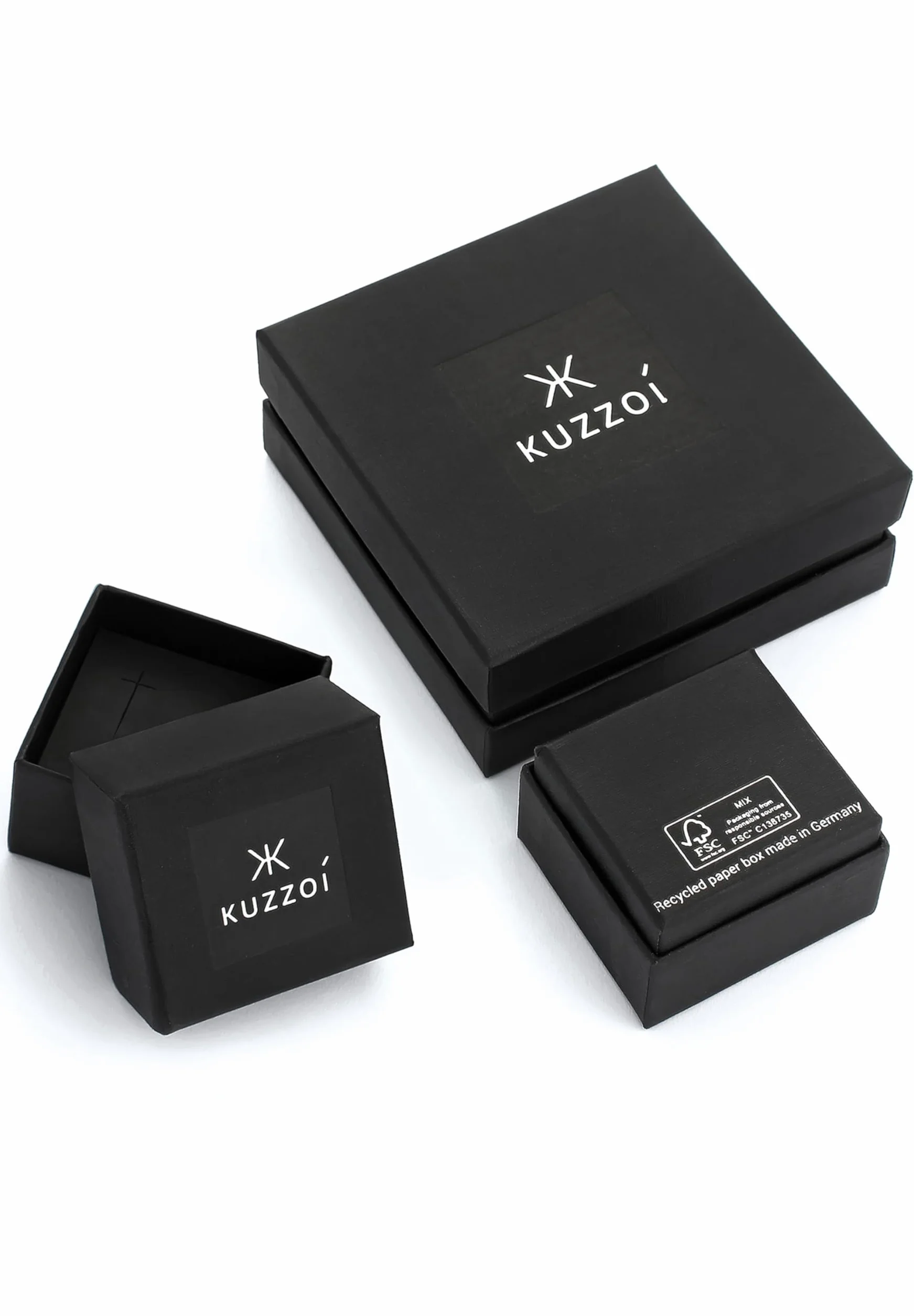 Kuzzoi Srebrny Pierścionek Męski 12 mm Srebro 925 Młotkowany