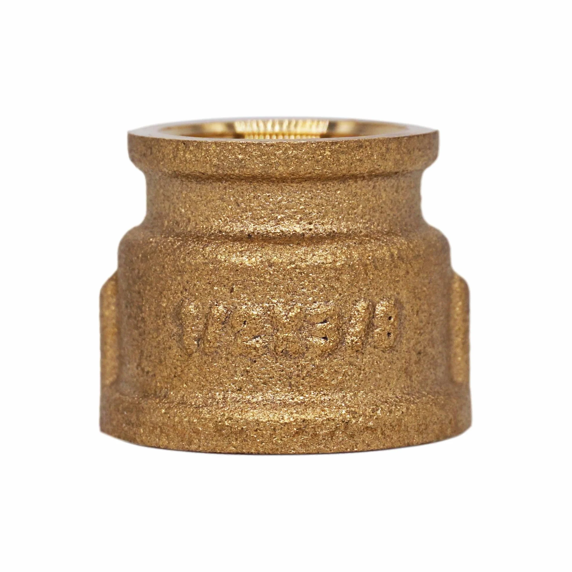 SKIR'CO (8 szt.) Mosiężne mufy redukcyjne 1/2" x 3/8" gwint wewnętrzny, mosiężne złączki rurowe, redukcja, gwint żeński BSP