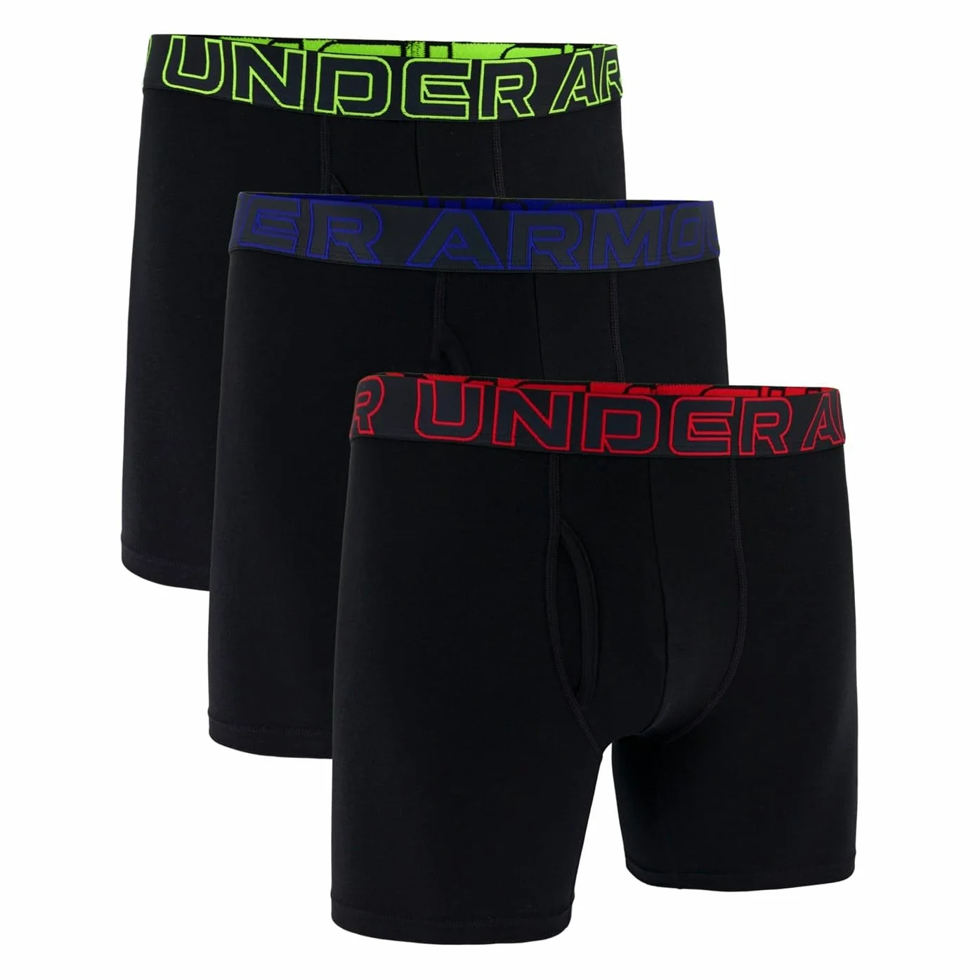 Under Armour Krótkie bokserki Mężczyźni Męskie bokserki bawełniane 15 cm, 3-pak