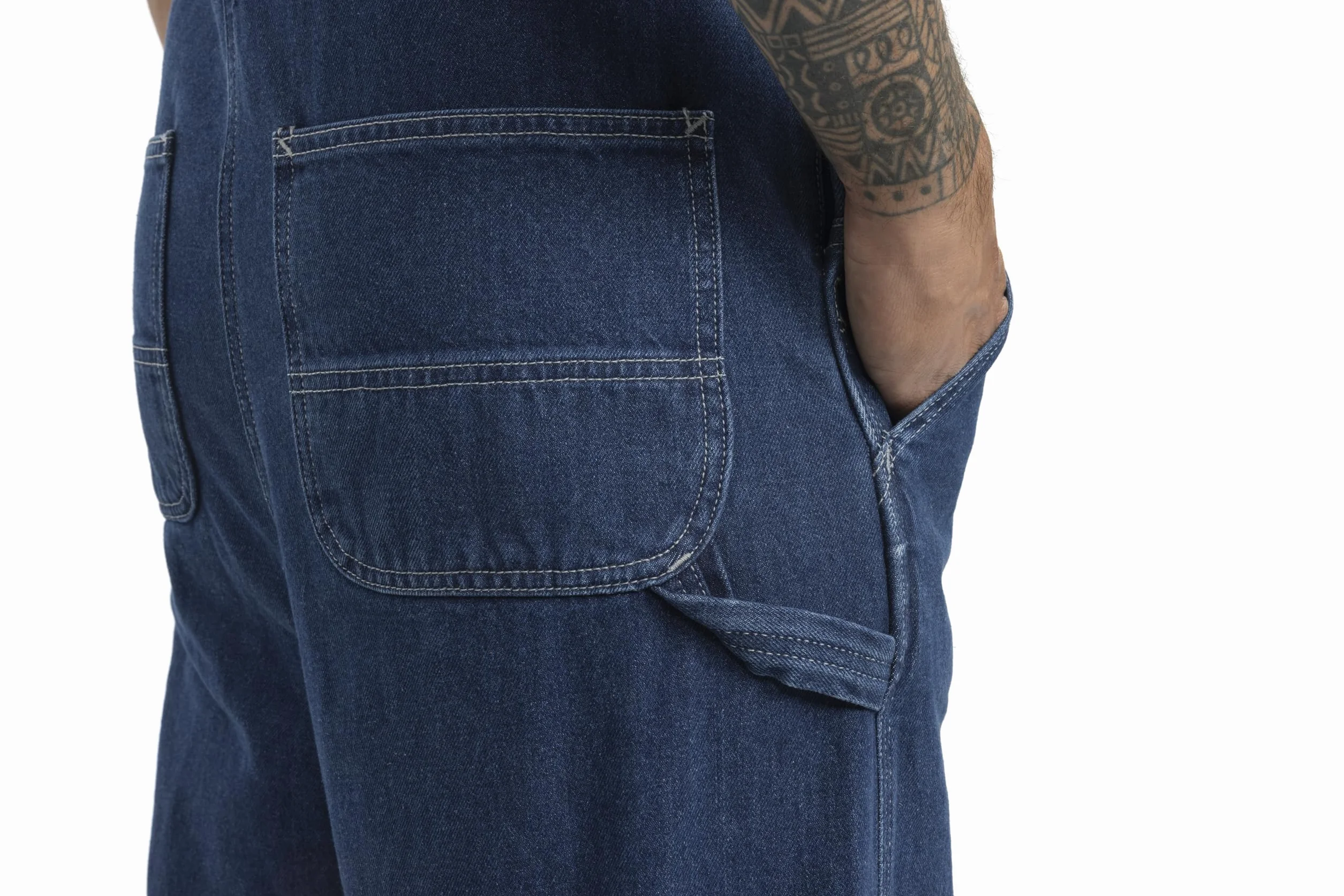 Carhartt Męskie spodnie jeansowe 104672 o luźnym kroju