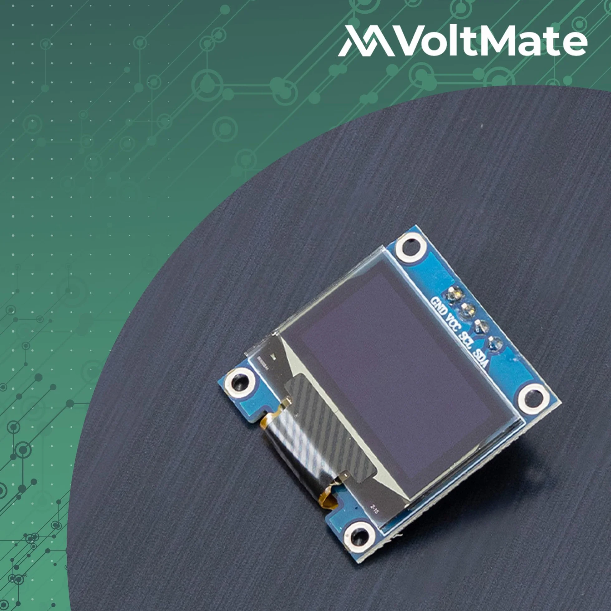 VoltMate 3 x wyświetlacz OLED z interfejsem I2C, chip SSH1106, rozdzielczość 128 x 64 pikseli, obsługuje białe znaki, kompatybilny z Arduino i Raspberry Pi