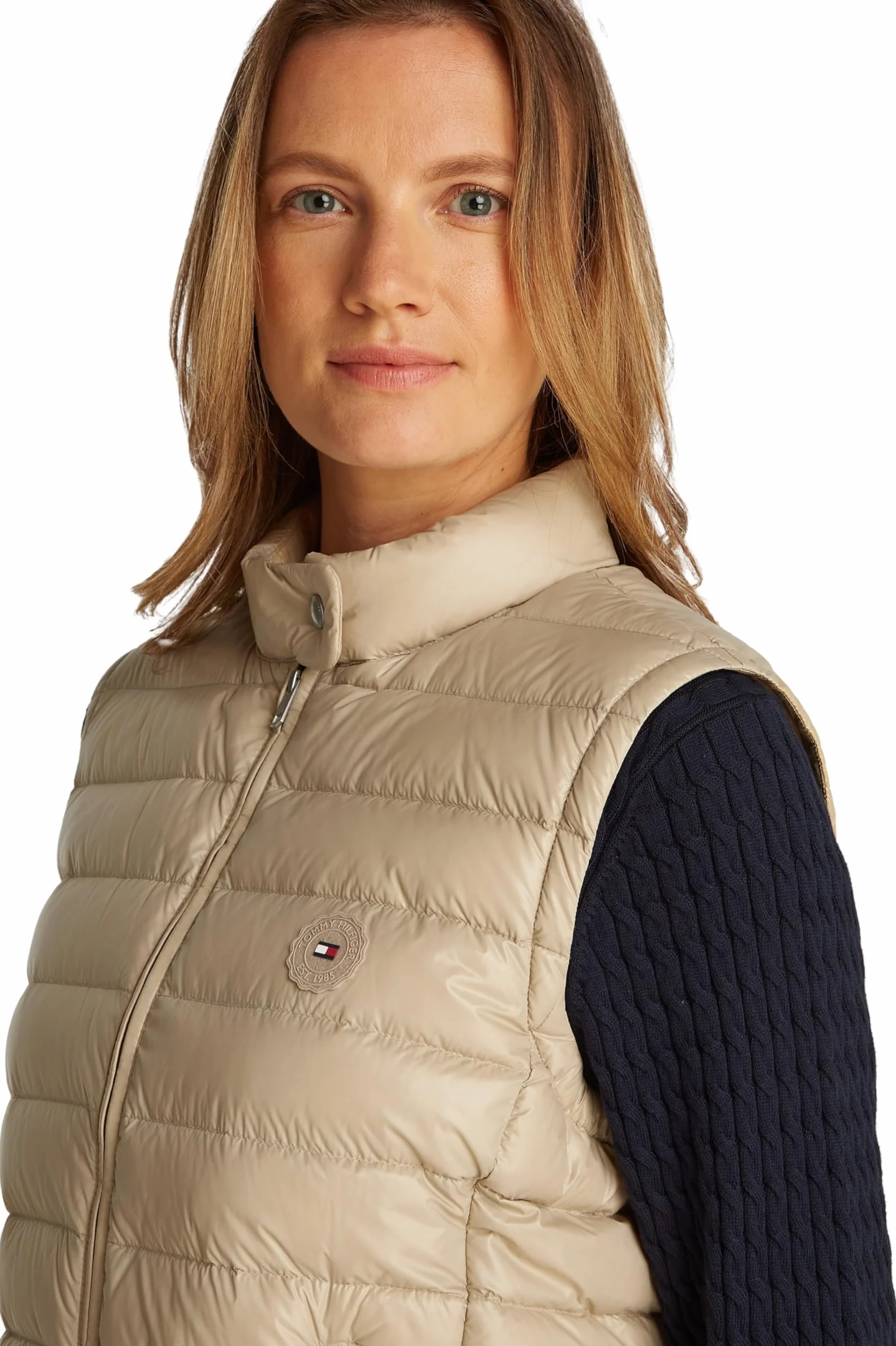 Tommy Hilfiger UL DOWN MOCK NK Vest WW0WW45499 Damskie