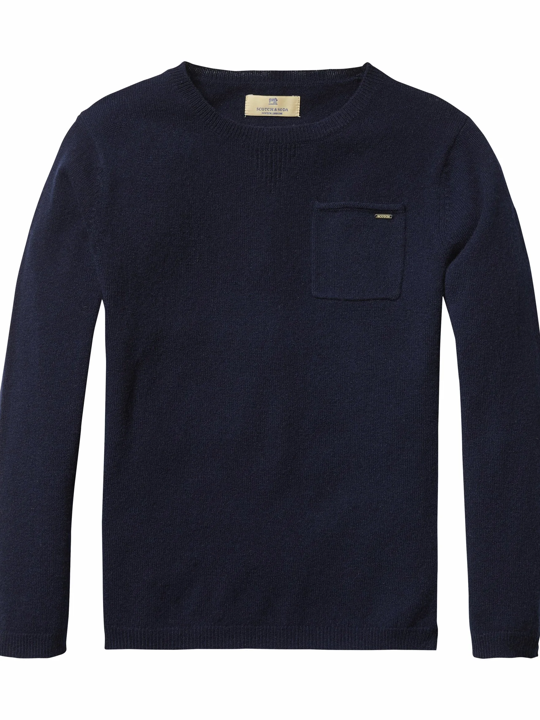 Scotch & Soda Sweter pullover Chłopcy Crewneck Pull In Cashmere Quality