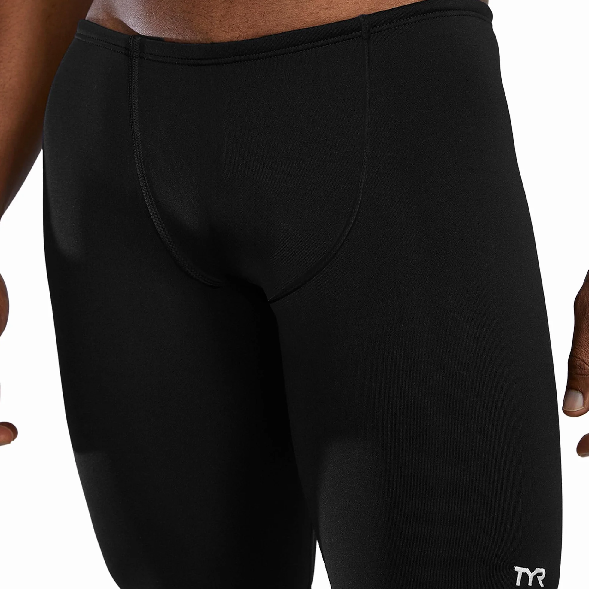 TYR Durafast Elite Athletic Jammer męski strój kąpielowy, Czarny, 42