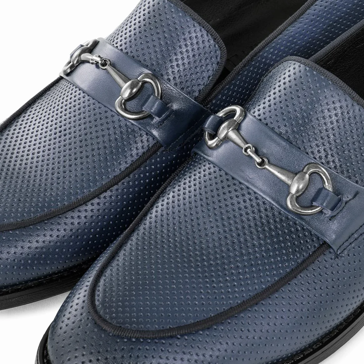 Ducavelli Ancora klasyczne buty męskie z prawdziwej skóry, klasyczne buty, granatowy, 45 EU
