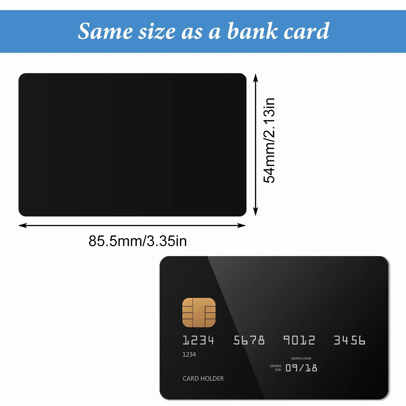 20 szt. czarnych kart NFC NTAG215 do wielokrotnego zapisywania puste karty z chipem, pamięć 504 bajtów, kompatybilne z urządzeniami obsługującymi NFC, programowalne znaczniki NFC z PCW dla firm