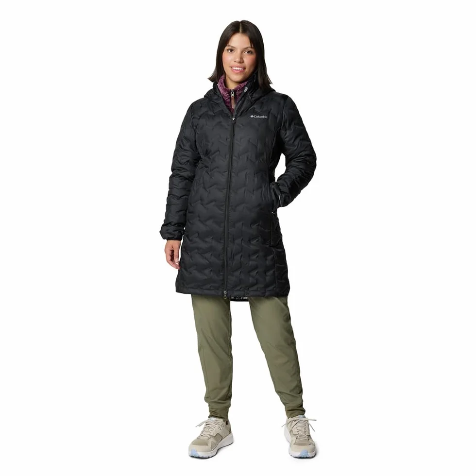 Columbia Damska długa kurtka puchowa Delta Ridge 2, czarna, XL