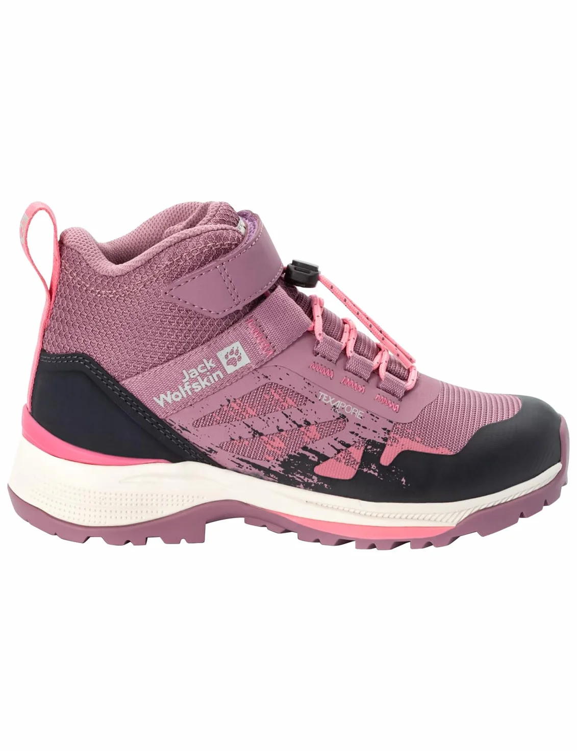 Jack Wolfskin Uniseks - dzieci Vili Hiker Texapore Mid Kbuty do chodzenia