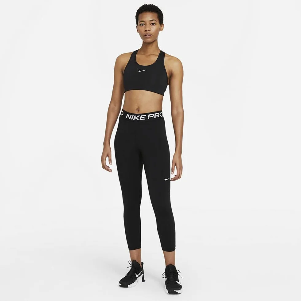 Nike Np 365 Leginsy Czarny/Biały L