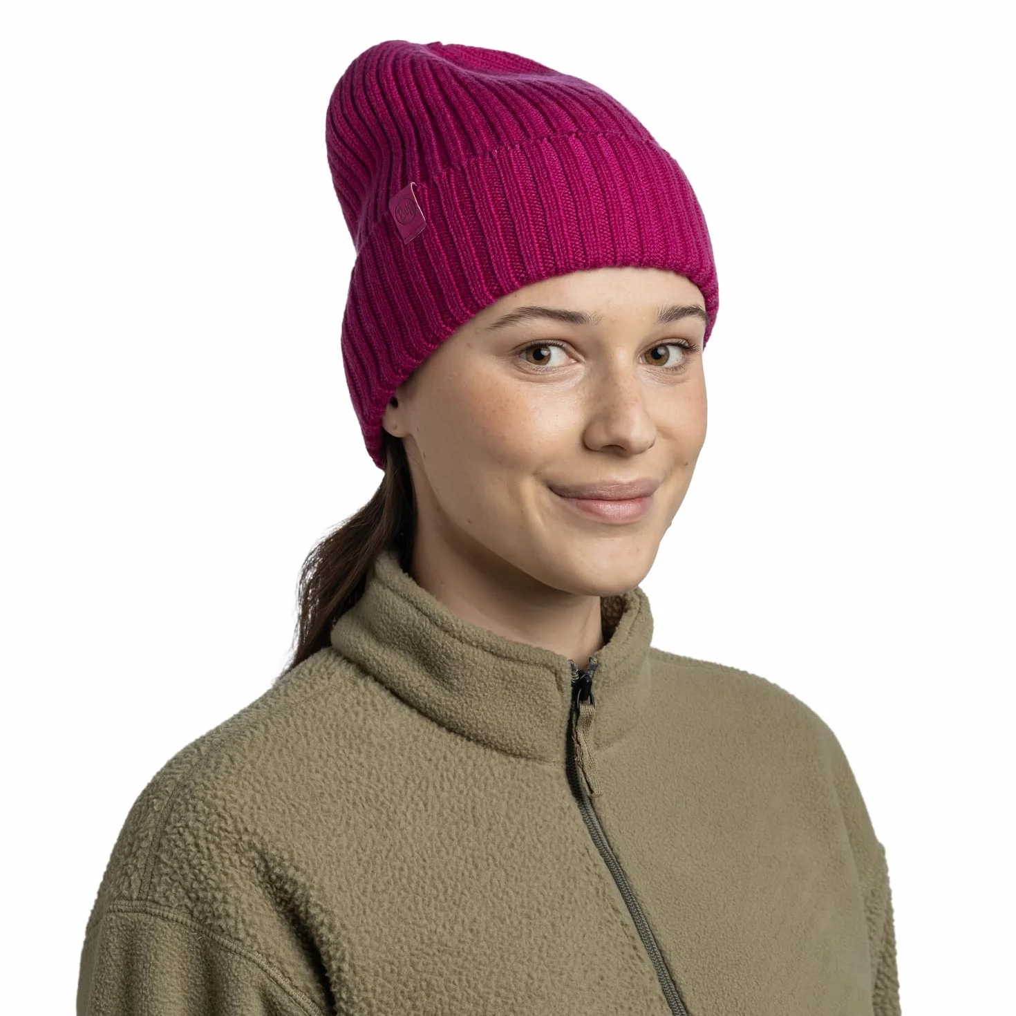 Buff Dzianinowa czapka dla mężczyzn i kobiet, dla dorosłych, zimna, praktyczna, wszechstronna, modna, termoizolacyjna, wygodna, jeden rozmiar, fioletowy