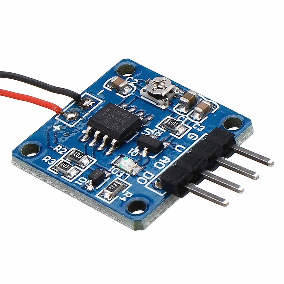 DollaTek 5 V Piezoelektryczny film czujnik wibracji moduł przełącznika TTL poziom wyjścia dla Arduino