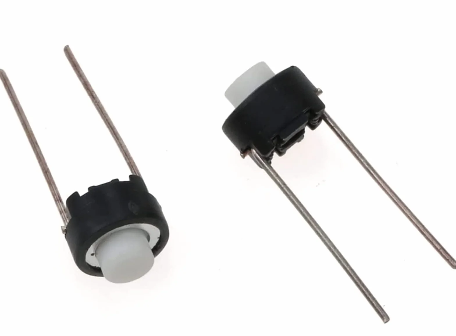 Mikroprzełączniki 50 szt. Pionowy okrągły mikroprzełącznik 6 x 6 x 5 mm DIP-2 2-pinowy dotykowy przełącznik dotykowy 2p mini przełącznik kluczykowy