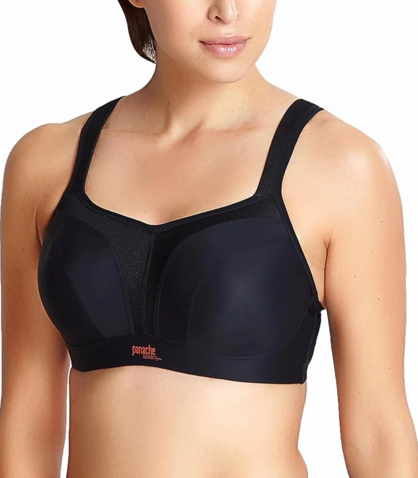 Panache Women's Underwire Sports Biustonosz sportowy dla kobiet, czarny, 85L